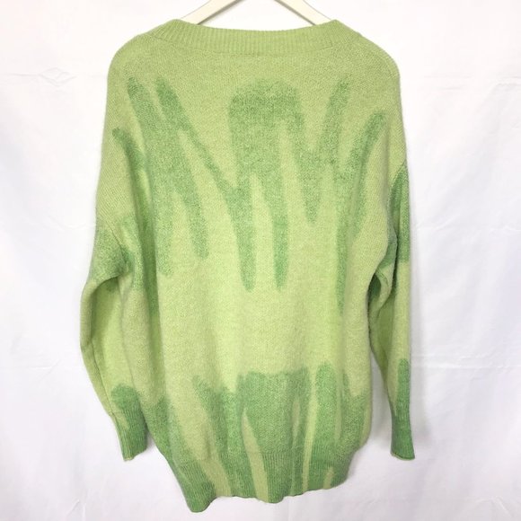 Rumours Green Drip Graphic Sweater - Picture 2 of 5